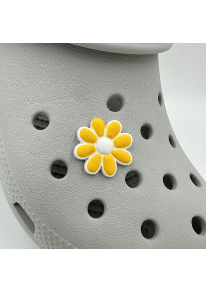 Terlik Süsü ve Aksesuarı , Çanta Süsü – Jibbitz 3D Renkli Papatya Logo Aksesuar fiyatları