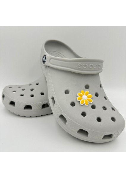 Terlik Süsü ve Aksesuarı , Çanta Süsü – Jibbitz 3D Renkli Papatya Logo Aksesuar modelleri