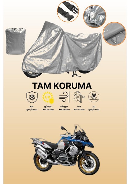 Gri Bmw R 1250 Gs Adventure Uyumlu Motosiklet Brandası, Koruyucu Örtü, Motor Branda