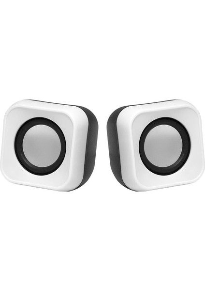 FS-2126U-W 2.0 Hoparlör Sistemi Beyaz (Usb)