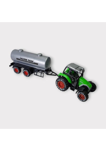 Çek Bırak Römorklu Traktör 25CM - Yeşil Su Tankı (Lisinya) indirimleri