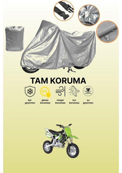 Gri Keeway Cooper Uyumlu Motosiklet Brandası, Koruyucu Örtü, Motor Branda