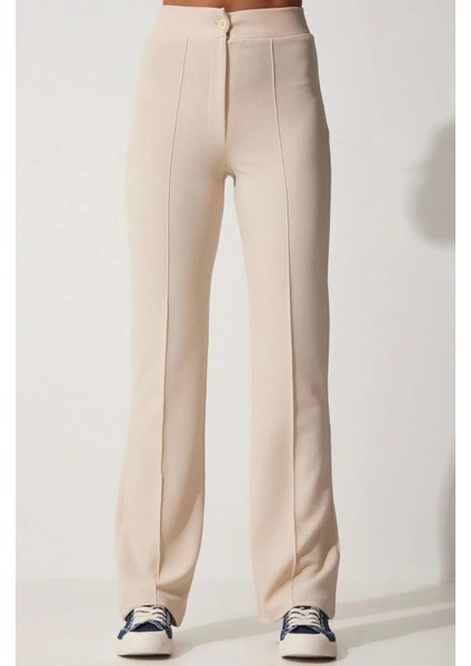 Ithal Krep Kumaş Palazzo Pantolon