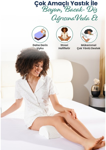 Çok Amaçlı Horlama Yastığı Visco Yastık 51X18X10 cm modelleri