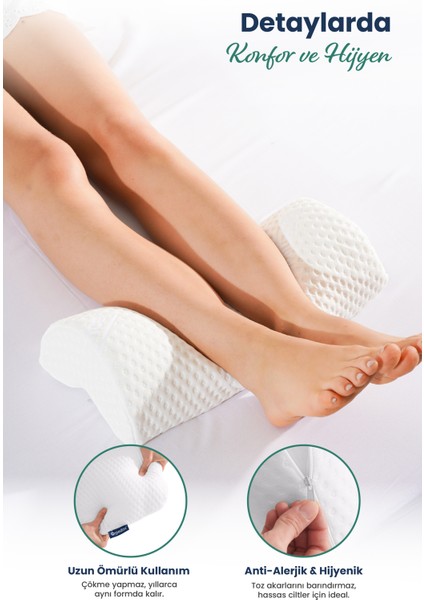 Çok Amaçlı Horlama Yastığı Visco Yastık 51X18X10 cm