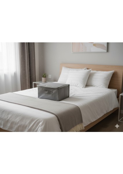 5'li Gri Çorap Hurcu | Çok Amaçlı Dolap Içi ve Çekmece Içi Düzenleyici 29X24X17 cm fırsatları