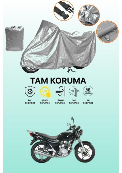Gri Sym Xs 125K Uyumlu Motosiklet Brandası, Koruyucu Örtü, Motor Branda