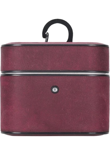 Casquet Apple Airpods 3.nesil Uyumlu Deri Kılıf Fuşya indirimleri