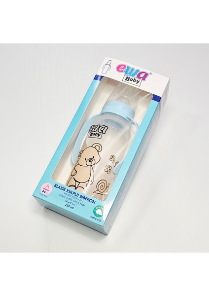 Klasik Kulplu Pp Biberon 250ML Mavi-Pembe modelleri