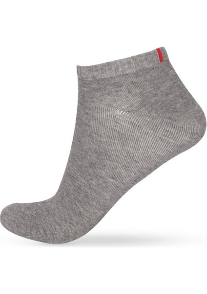 Kadın Run 3'lü Basic Patik Çorap Beyaz/Pembe/Gri