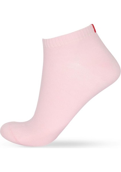 Kadın Run 3'lü Basic Patik Çorap Beyaz/Pembe/Gri