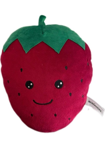 Çilek Figürlü Yastık 25 cm