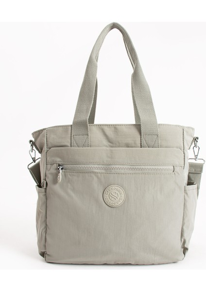 Sanmorris Glc Gold Detaylı 3 Bölmeli Omuz ve Çapraz Çanta