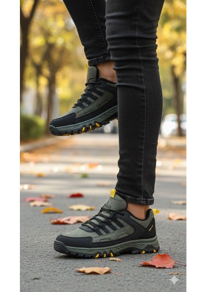 Erkek Su Geçirmez Ortopedik Outdoor Ayakkabı - Haki modelleri
