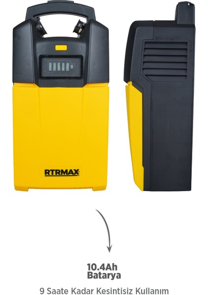 RTM9653 Şarjlı Çay Toplama Makinesi 25.2 V 10.4 Ah - Akü Dahil