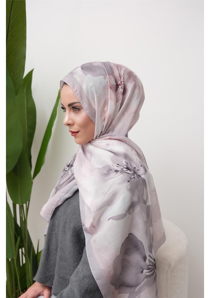 Art Bloom Suluboya Desenli Dijital Soft Şal modelleri