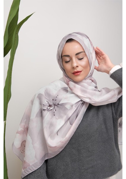 Art Bloom Suluboya Desenli Dijital Soft Şal indirimleri