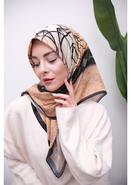 Renkli Karma Desen Dijital Soft Eşarp modelleri