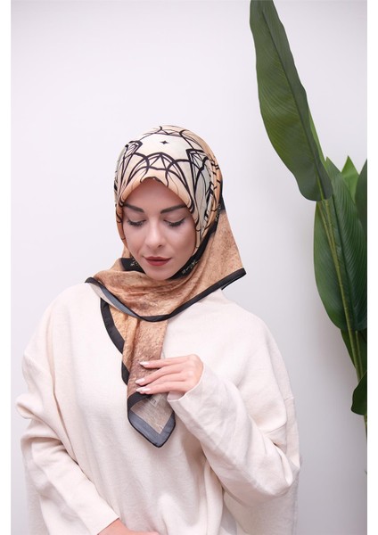 Renkli Karma Desen Dijital Soft Eşarp fırsatları