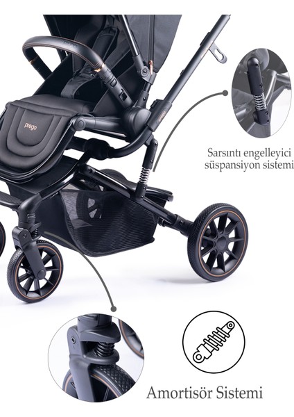 Maybach İ-Size UV Tenteli Travel Sistem Bebek Arabası modelleri