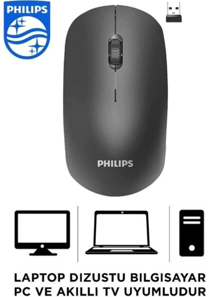 SPK7315 M315 Siyah Wireless Sessiz Click Kablosuz Mouse 1200DPI fiyatları