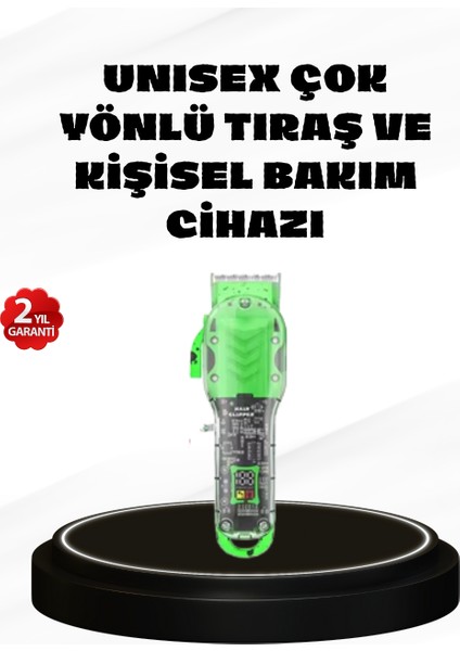 Şarjlı Islak & Kuru Tıraş Makinesi – Saç, Sakal, Burun ve Vücut Için 4’ü 1 Arada Set