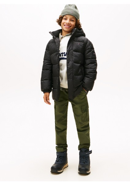 Siyah Erkek Çocuk Şişme Mont KB0KB10002BDS fiyatları