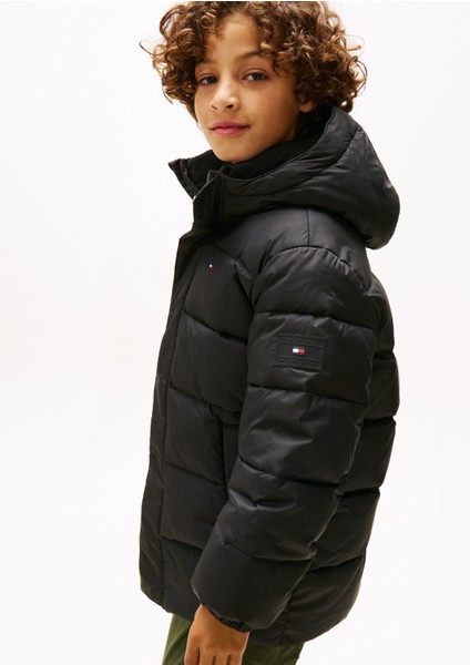 Siyah Erkek Çocuk Şişme Mont KB0KB10002BDS modelleri