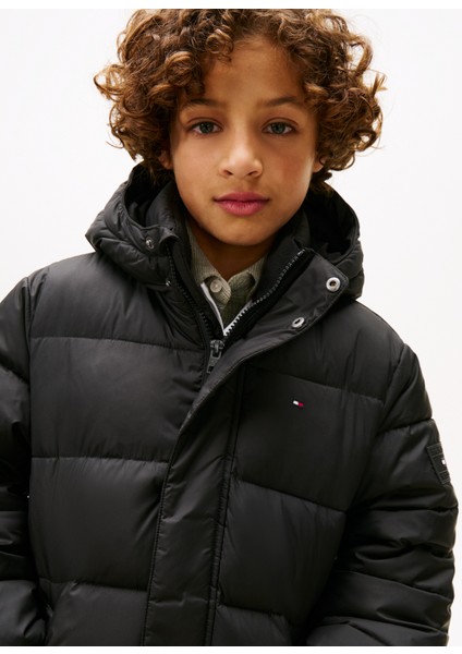 Siyah Erkek Çocuk Şişme Mont KB0KB10002BDS indirimleri