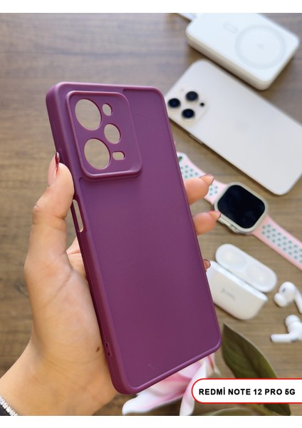 Redmi Note 12 Pro 5g Uyumlu Kamera Korumalı Darbeye Dayanıklı Renk Atmayan Keep Silikon Kılıf