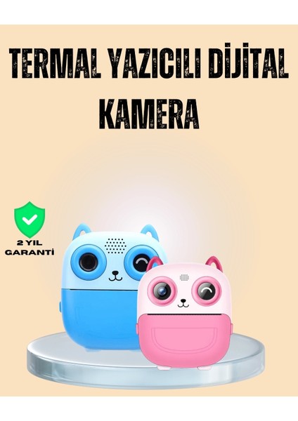 Çocuklar Için Eğlenceli Dijital Kamera 1300MAH Şarjlı