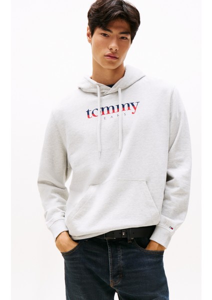 Kapüşon Yaka Açık Gri Erkek Sweatshırt DM0DM22113P09 Tjm Reg Dna Hoodıe Ex fiyatları