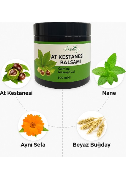At Kestanesi Balsamı 500 ml – Kas ve Eklem Bölgeleri Için Rahatlatıcı Bitkisel Masaj Jeli fiyatları