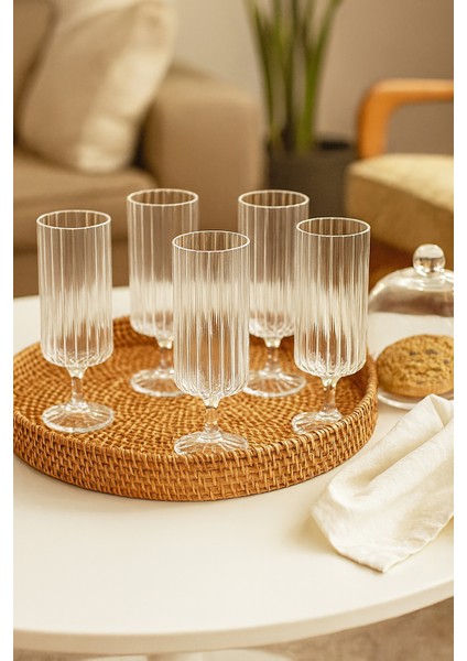 Serelva 6’lı Kahve Yanı Cam Bardak Kadeh 120 ml