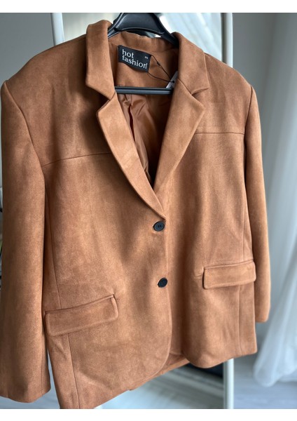 Kahve Süet Ceket modelleri