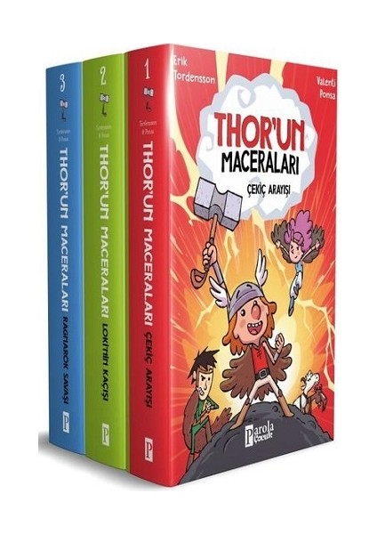 Thor'un Maceraları Seti - 3 Kitap Takım