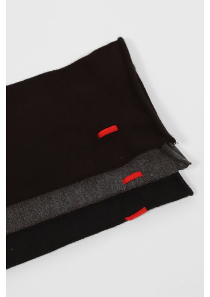 3'lü Paket Harold Bambu Lastiksiz Erkek Soket Çorap Antrasit-Lacivert-Siyah fırsatları