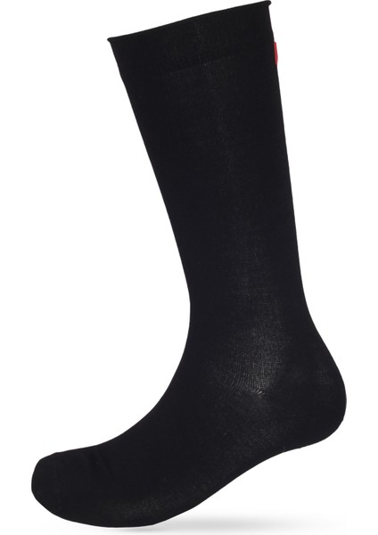 3'lü Paket Harold Bambu Lastiksiz Erkek Soket Çorap Antrasit-Lacivert-Siyah