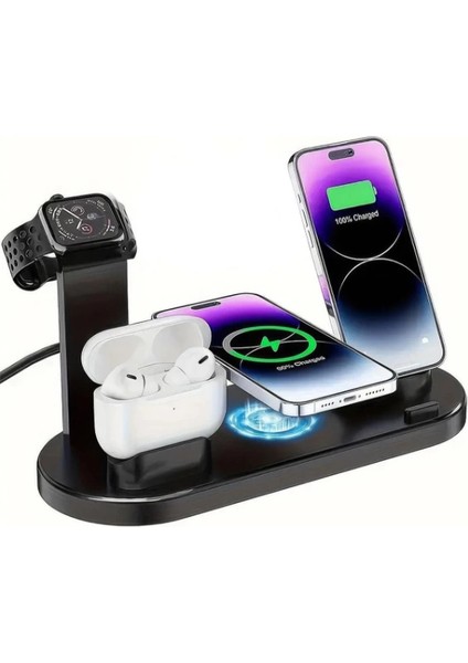 Çok Işlevli Şarj Istasyonu Siyah Renk