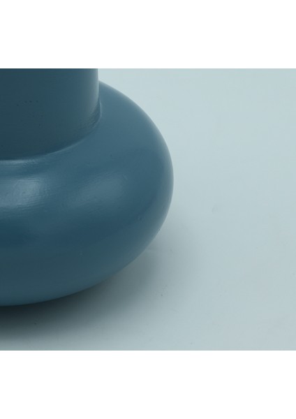 | Bohem Stil Dekoratif Vazo | Modern Minimal Yuvarlak Form | Dip Mavisi | modelleri