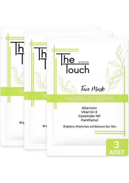 Hyaluronik Asit Içerikli Kağıt Yüz Maskesi - 3 Adet