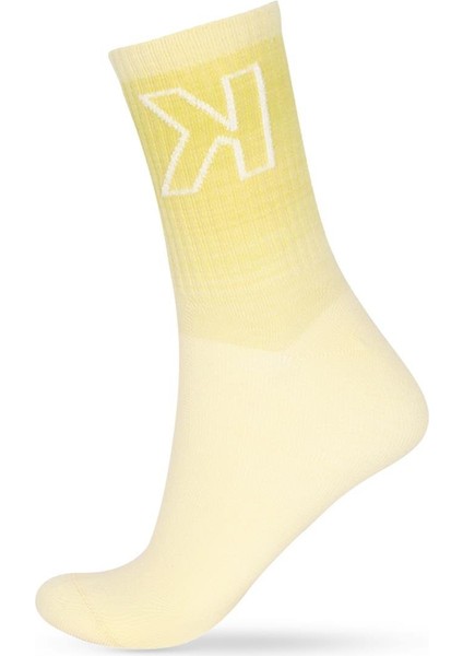 Kadın Harf Desenli Renk Geçişli 2'li Soket Çorap fırsatları