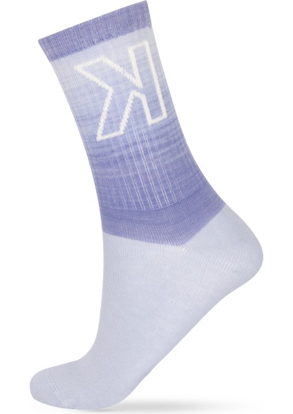 Kadın Harf Desenli Renk Geçişli 2'li Soket Çorap indirimleri