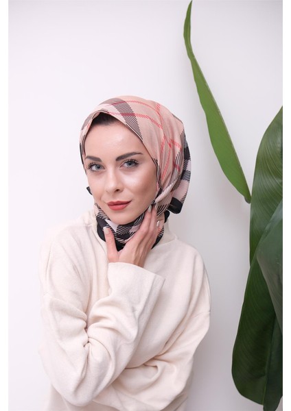 Renkli Karma Desen Dijital Soft Eşarp