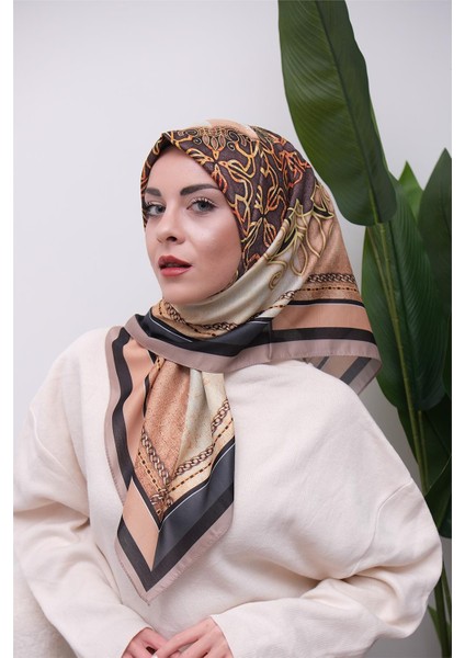 Renkli Karma Desen Dijital Soft Eşarp modelleri