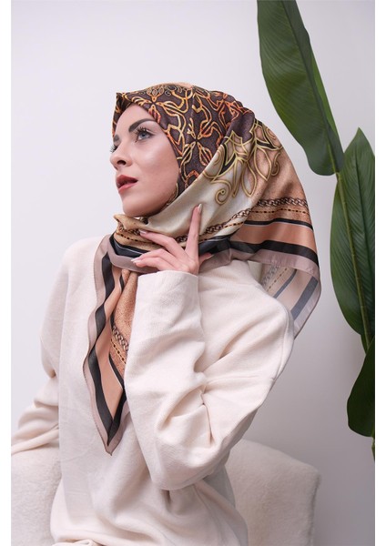 Renkli Karma Desen Dijital Soft Eşarp fırsatları