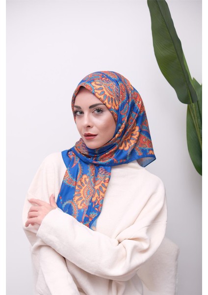 Renkli Karma Desen Dijital Soft Eşarp