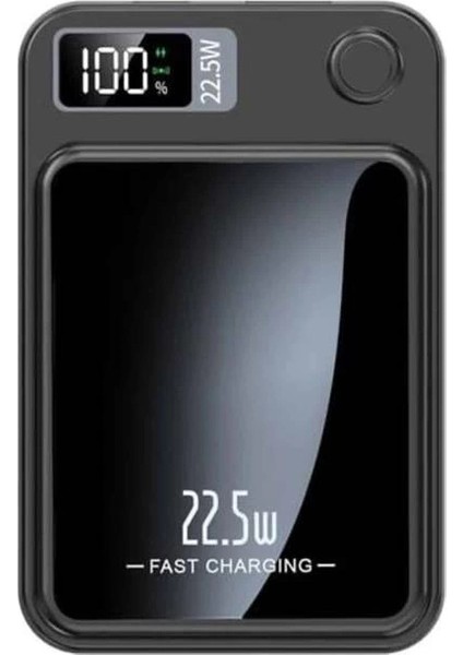 Taşınabilir Şarj Magsafe Powerbank 10.000 Mah Hızlı Şarj LED Göstergeli Kablosuz indirimleri