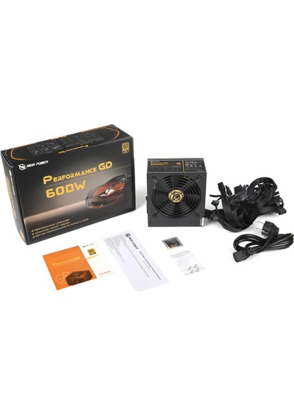 HP1-J600GD-F12S Performance Gd 600W 80+ Gold 50A Single Rail Aktif Pfc Siyah Power Supply fiyatları