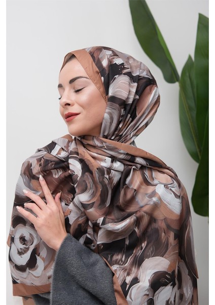 Floral Akrilik Desenli Dijital Soft Şal fırsatları